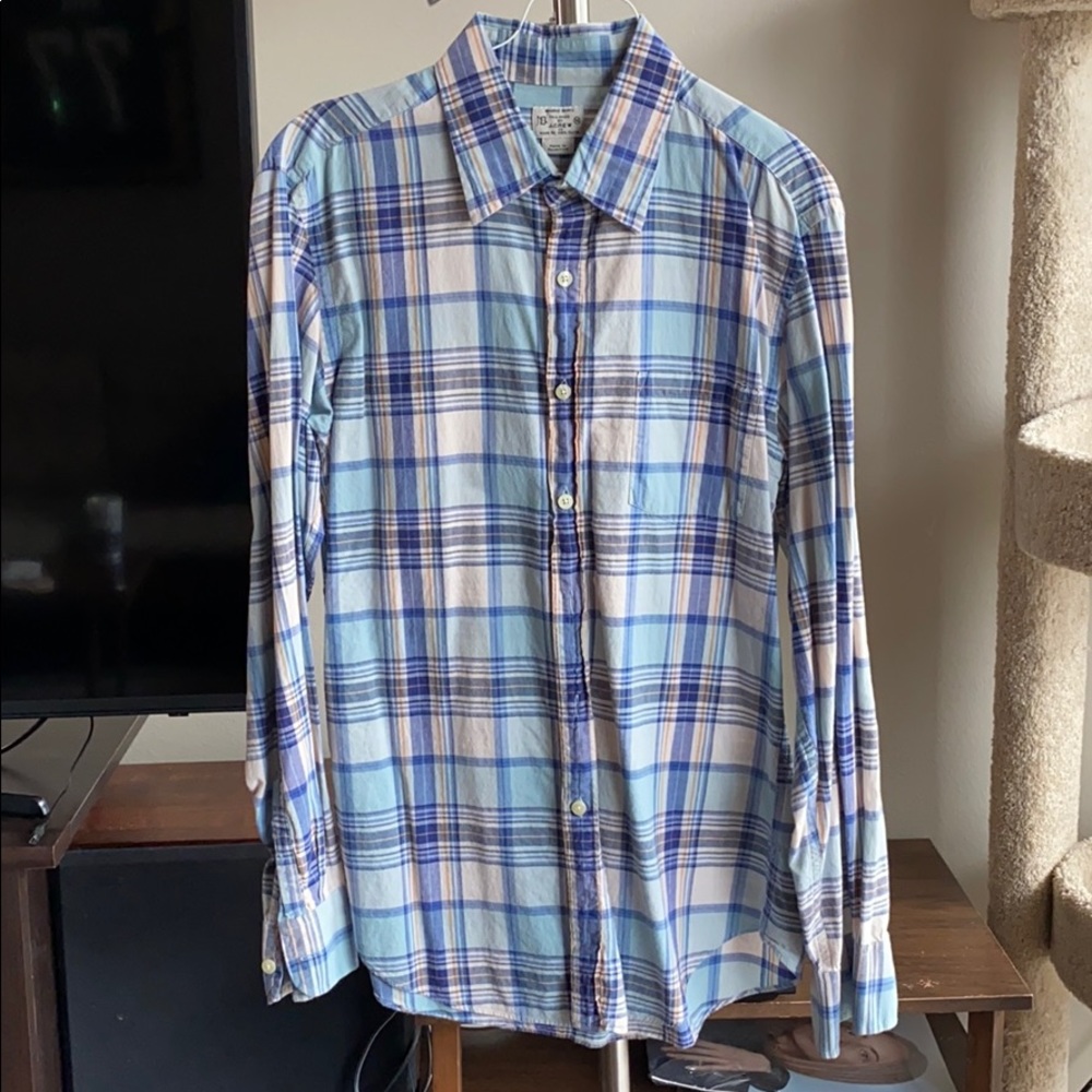 Men’s J. Crew Madras Shirt